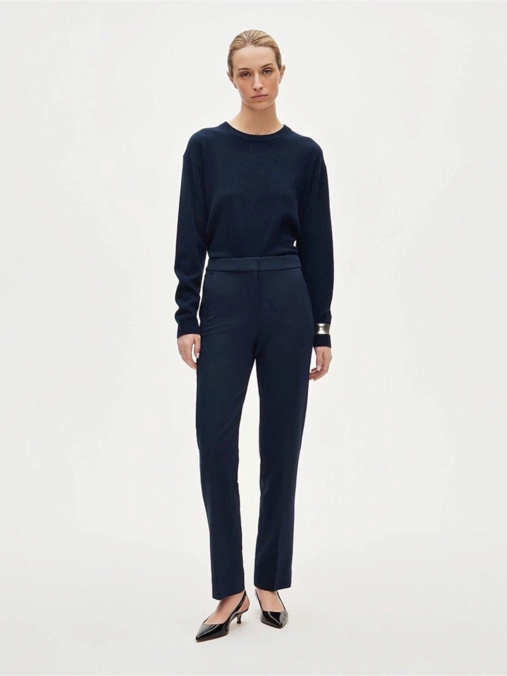 J.Crew Kate Straight-Leg Pants in Blue Size 12 NWT